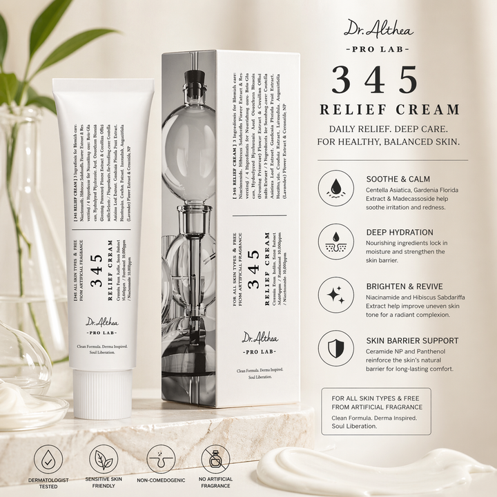 DR, ALTHEA 345 RELIEF CREAM 345 Relief Cream – Soothing & Hydrating Face Cream, 50ml