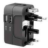 ðŸ”Œ Universal Travel Adapter with Surge Protection â€“ All-in-One International Plug Converter for 150+ Countries â€“ Smart Charging & Surge Guard