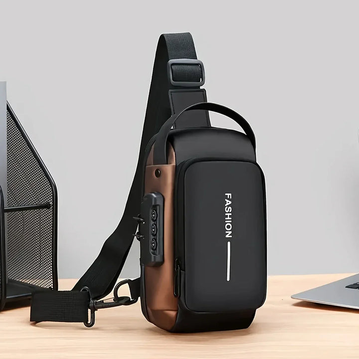 ðŸ§³ Anti-Theft Waterproof Sling Bag with USB Charging Port â€“ Sleek, Secure & Smart Carry for Everyday Life