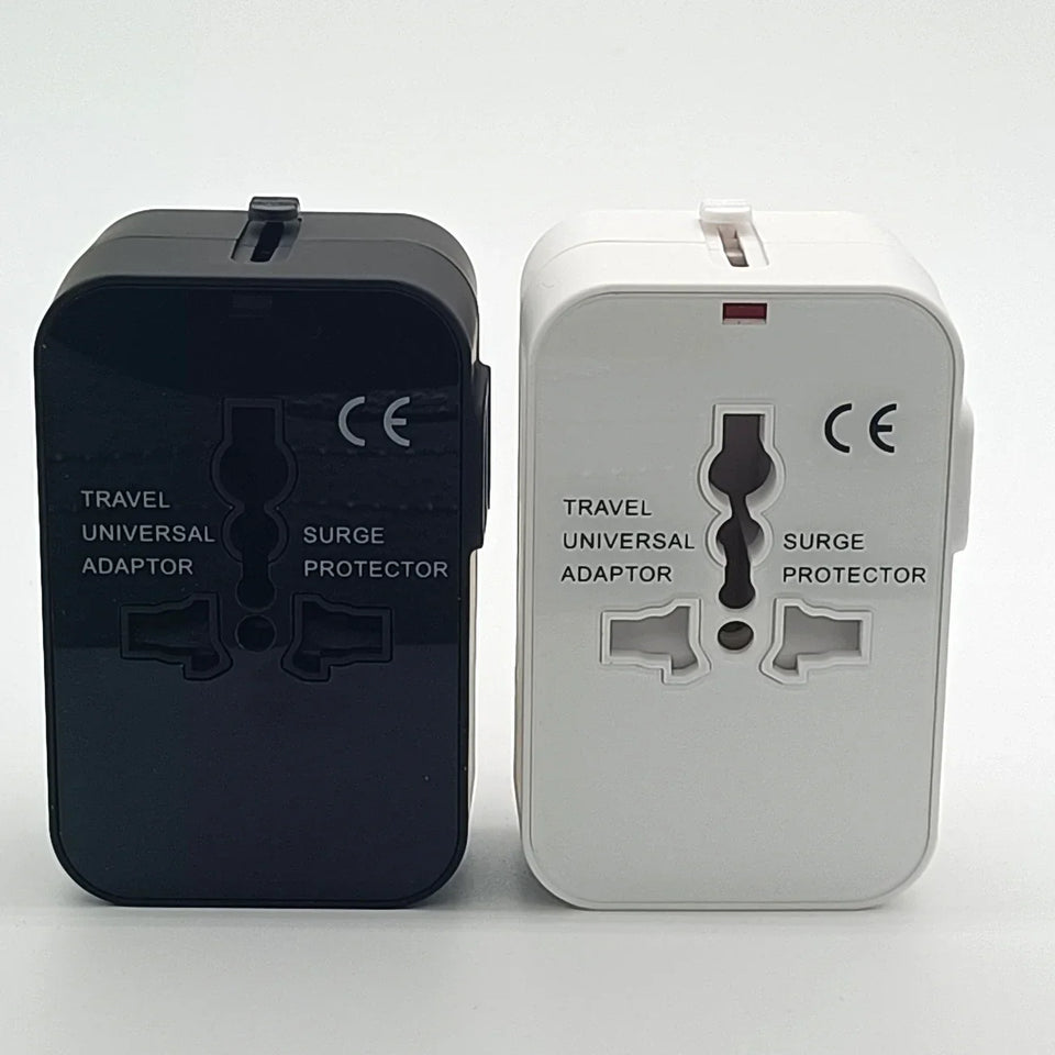 ðŸ”Œ Universal Travel Adapter with Surge Protection â€“ All-in-One International Plug Converter for 150+ Countries â€“ Smart Charging & Surge Guard