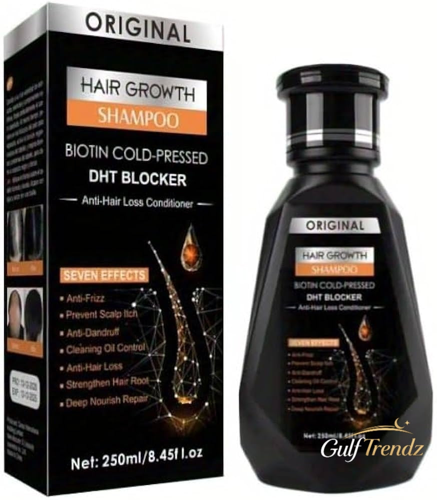 Frombo Advanced Hair Growth Shampoo – Biotin & DHT Blocker for Thicker, Stronger & Healthier Hair (250ml)