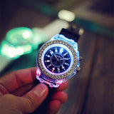Quartz Backlight LED Watches Waterproo Women's Watch